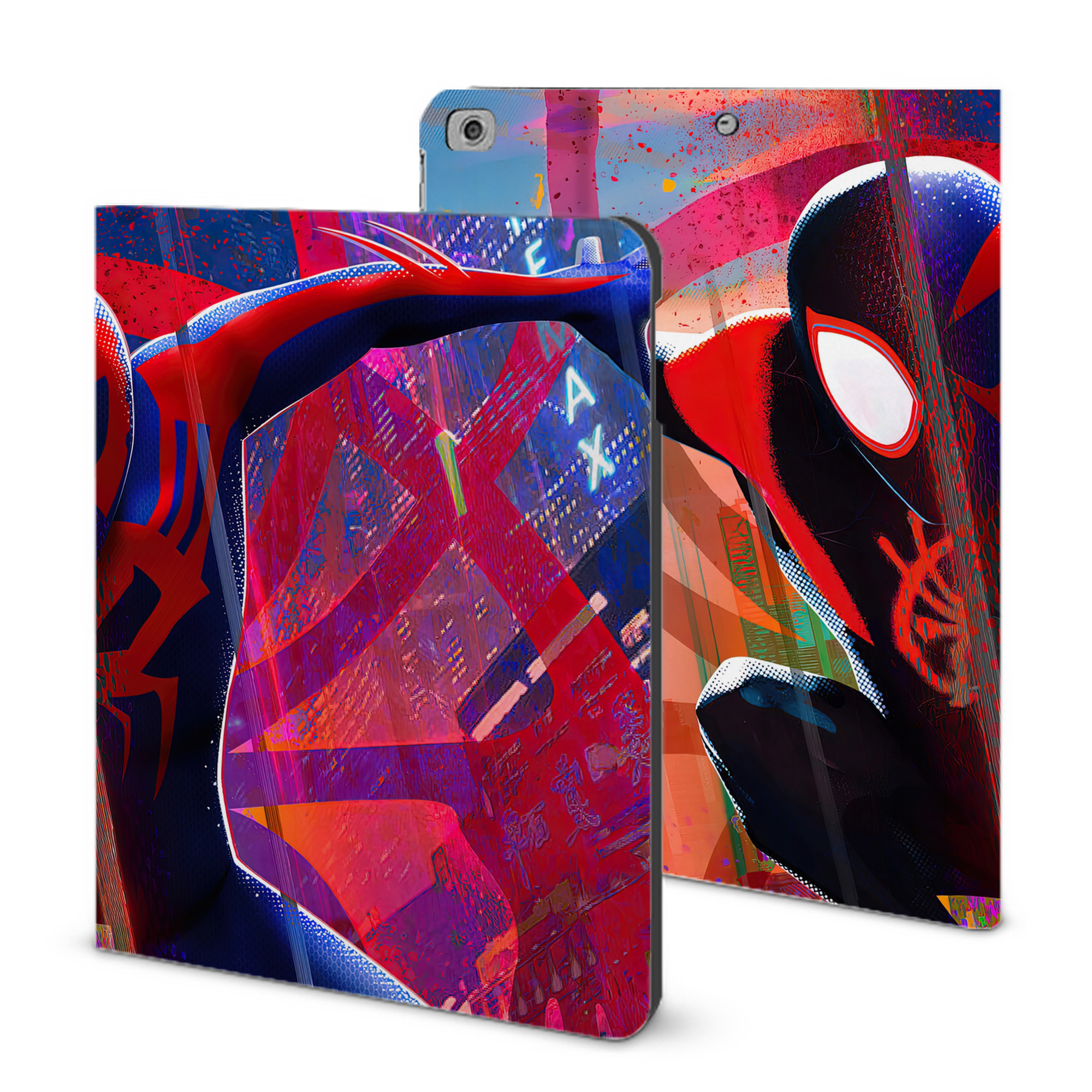 （画像用） Spider Man スパイダーマン IPad ケース ブック型 PUレザー TPU 耐衝撃 軽量 薄型 ペン収納なし 全面保護 IPad 各モデル対応